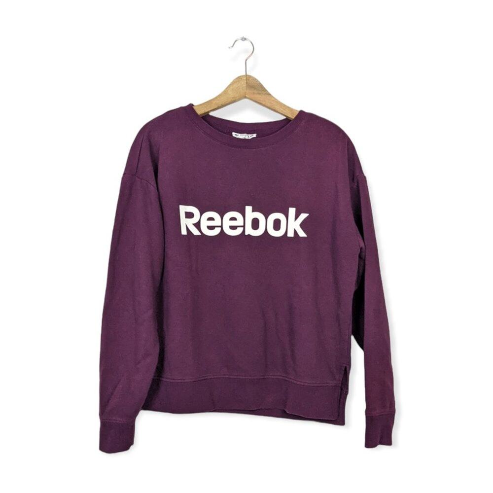 Reebok Purple Crewneck Pullover Sweatshirt Size L